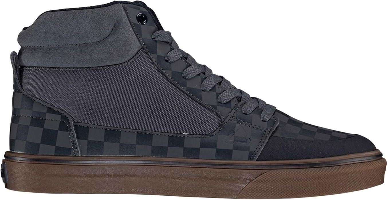 Leatt Homme Scarpe MTB 1.0 Flat Hi Con Suola A Doppia Mescola Chaussure de Cyclisme