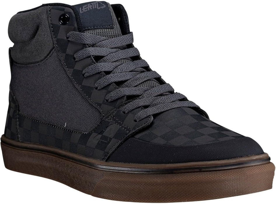 Leatt Homme Scarpe MTB 1.0 Flat Hi Con Suola A Doppia Mescola Chaussure de Cyclisme