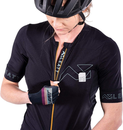 Leatt Maglia MTB Endurance 5.0 Ergonomica in Tessuto Ice-Yarn Da Donna Maillot VTT Endurance 5.0 Ergonomique en Tissu Ice-Yarn pour Femme Femme