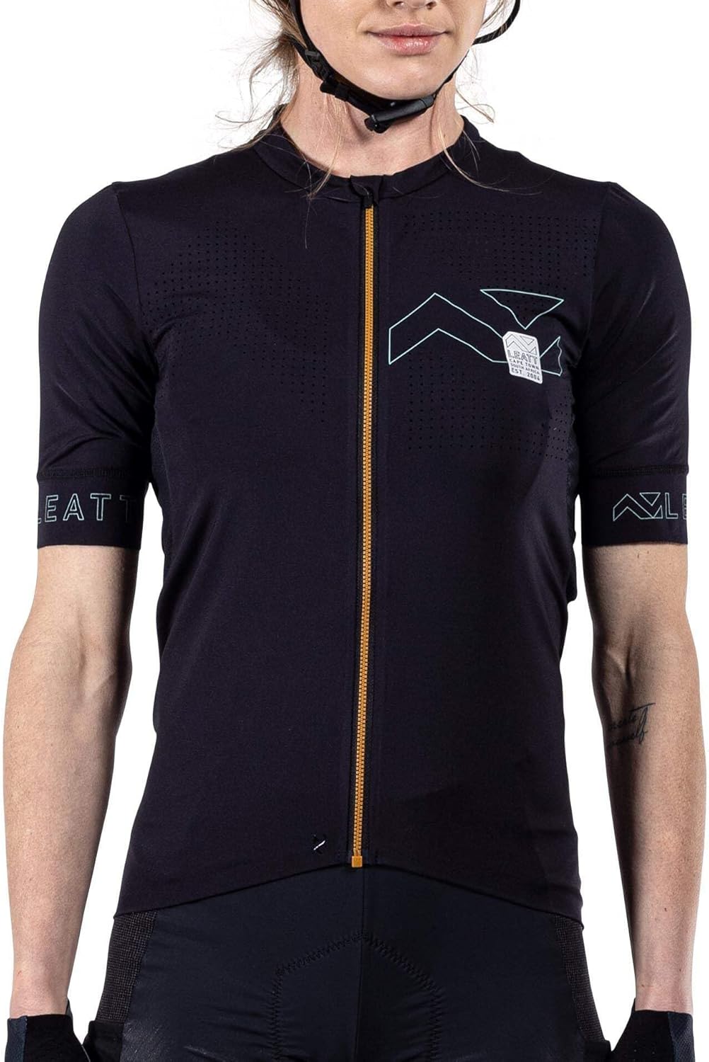 Leatt Maglia MTB Endurance 5.0 Ergonomica in Tessuto Ice-Yarn Da Donna Maillot VTT Endurance 5.0 Ergonomique en Tissu Ice-Yarn pour Femme Femme