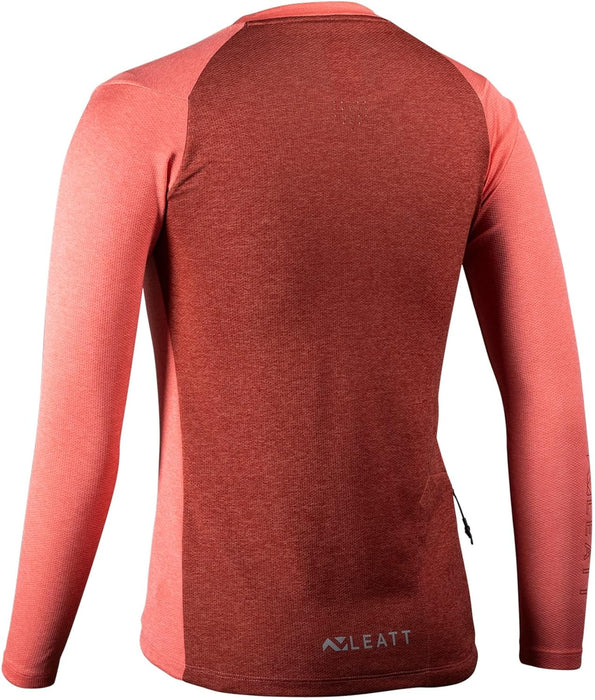 Leatt Women`S Trail 3.0 Mtb Jersey 2025: Coral S