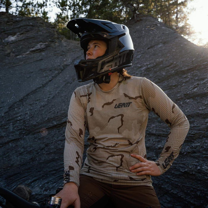 Leatt Women's Maglia MTB Gravity 4.0 Elasticizzata Econfortevole Da Donna Women's Gravity 4.0 Stretch MTB Jersey