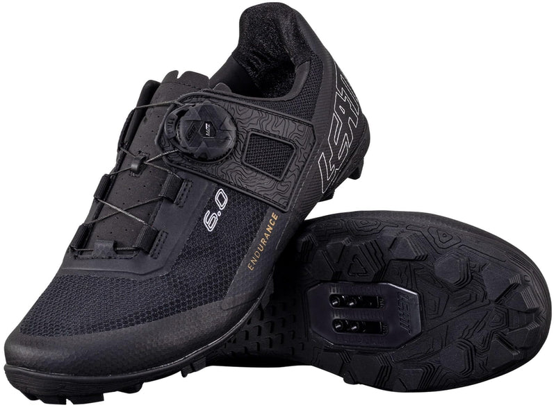 Leatt Femme Scarpe MTB Proclip 6.0 Endurance Con Tomaia in Fibra Polimerica Leggera E Trasparente Da Donna Chaussure de Cyclisme