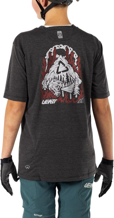 Leatt Boy's Maglia MTB Allmtn 2.0 a Manica Corta Leggera E Traspirante Junior ALLMTN 2.0 Lightweight Breathable Short Sleeve Junior MTB Jersey