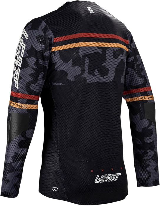 Leatt Junior Gravity 4.0 Mtb Jersey 2025: Black Xl