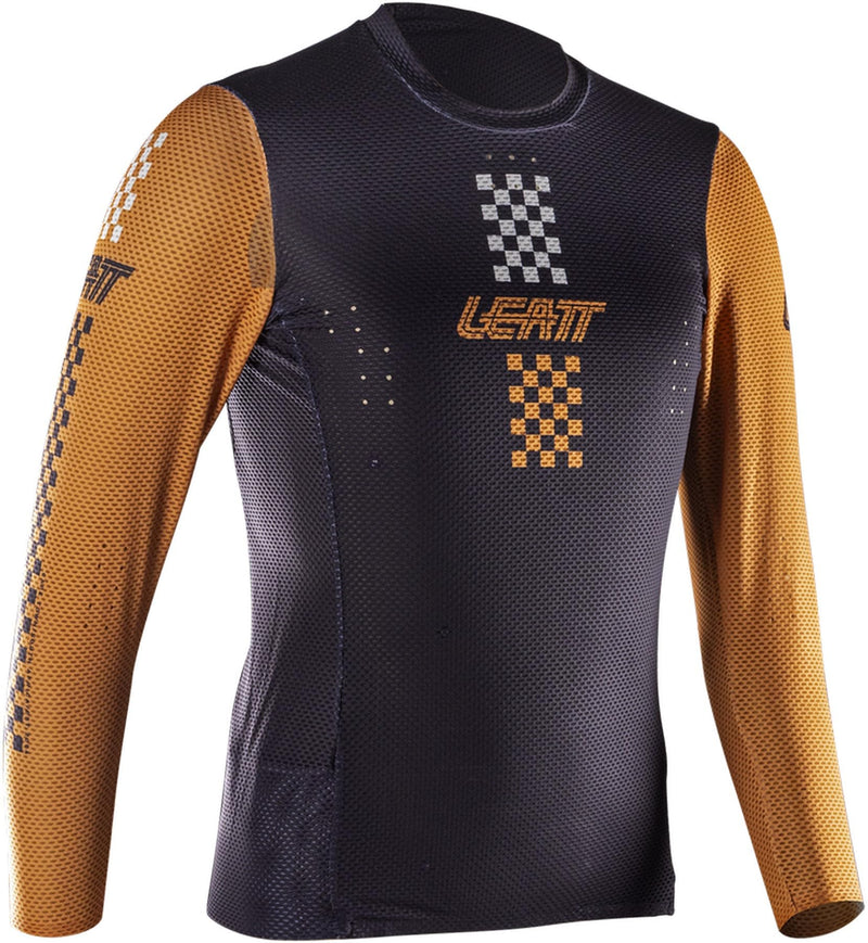 Leatt Junior Gravity 4.0 Mtb Jersey 2025: Rust Xl