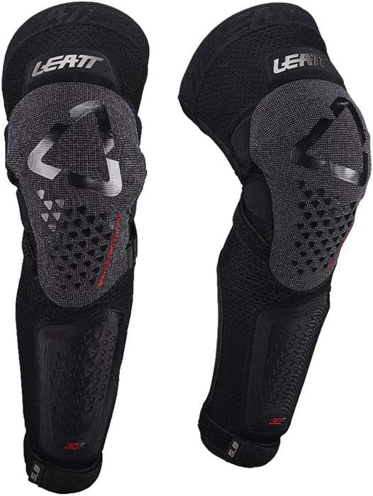 Leatt 3Df Evo Ext 5.0 Knee Guard 2025: Black 2Xl