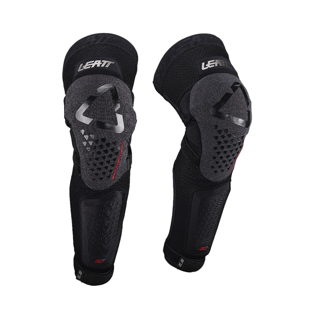 Leatt 3Df Evo Ext 5.0 Knee Guard 2025: Black 2Xl