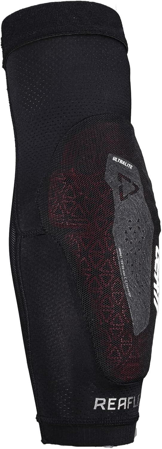 Leatt Reaflex Ultralite Elbow Guard 2025: Black M