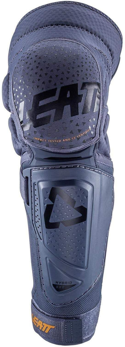 Leatt 3Df Hybrid Ext Knee & Shin Guard 2025: Black 2Xl