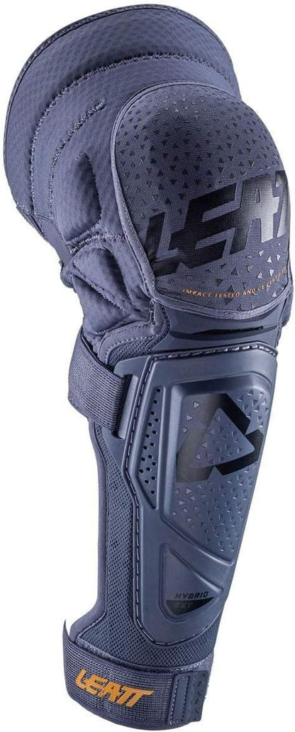 Leatt 3Df Hybrid Ext Knee & Shin Guard 2025: Black 2Xl