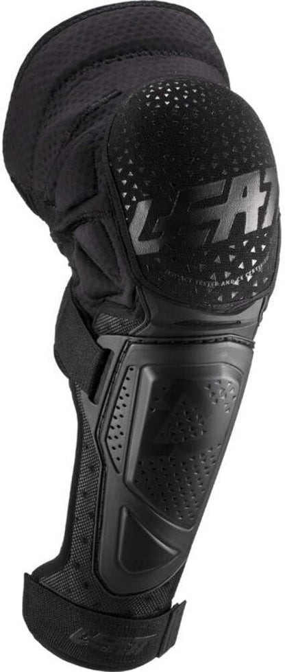 Leatt 3Df Hybrid Ext Knee & Shin Guard 2025: Black 2Xl