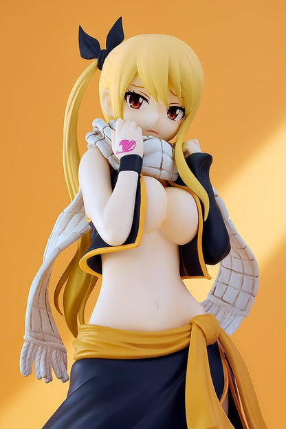 POP UP PARADE FAIRY TAIL Lucy Heartfilia Natsu Costume Ver. L Size, Non-scale, Plastic, Pre-painted Complete Figure