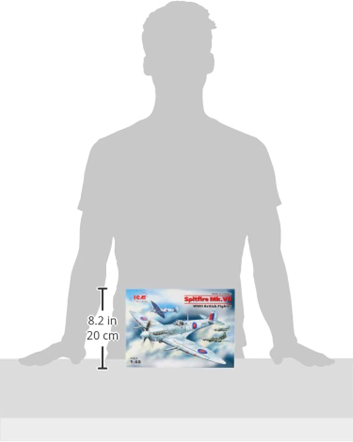 ICM 1:48 - Spitfire Mk.VII, WWII British Fighter
