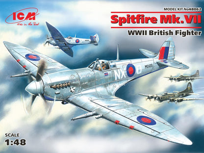 ICM 1:48 - Spitfire Mk.VII, WWII British Fighter