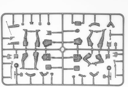 ICM ICM35301 1:35-British Infantry (1917-1918) 4 Figs, 14 x 14 x 52 millimetres