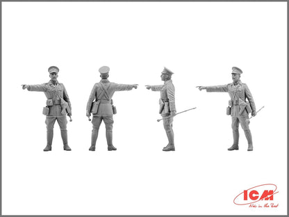 ICM ICM35301 1:35-British Infantry (1917-1918) 4 Figs, 14 x 14 x 52 millimetres