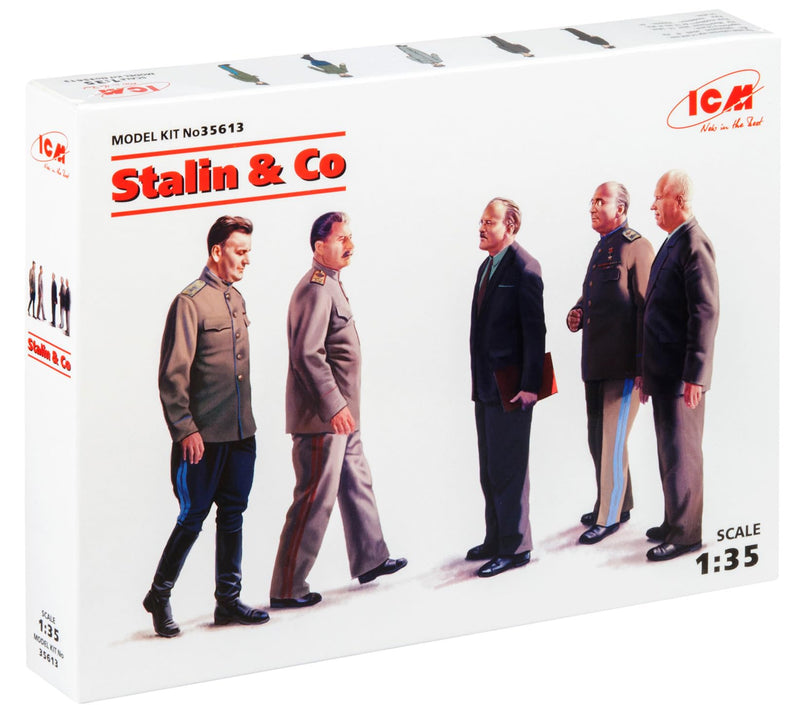 ICM ICM35613 1:35-Stalin & Co 5 Figs