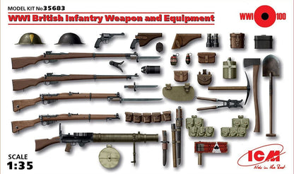 ICM 1:35 - WWI British Infantry Weapons & Equipment