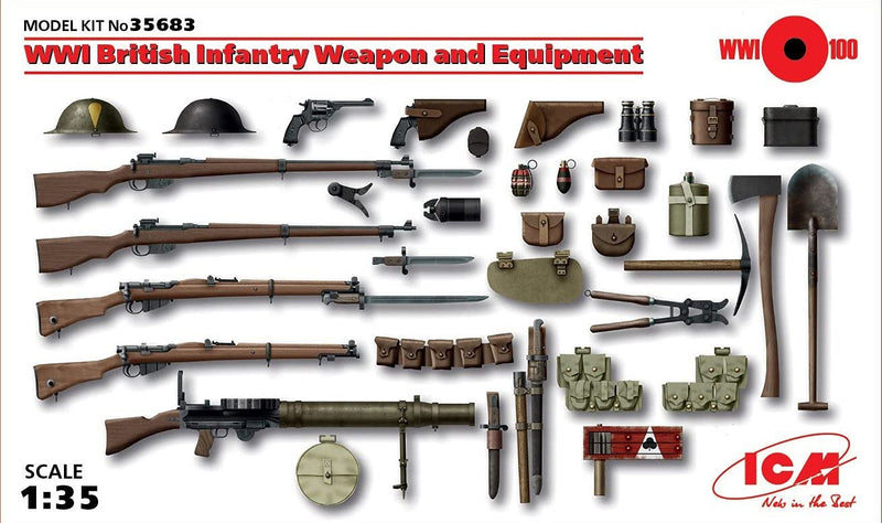ICM 1:35 - WWI British Infantry Weapons & Equipment