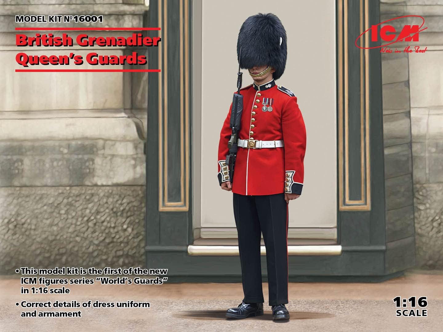 ICM 1:16 - British Grenadiers Queen's Guard