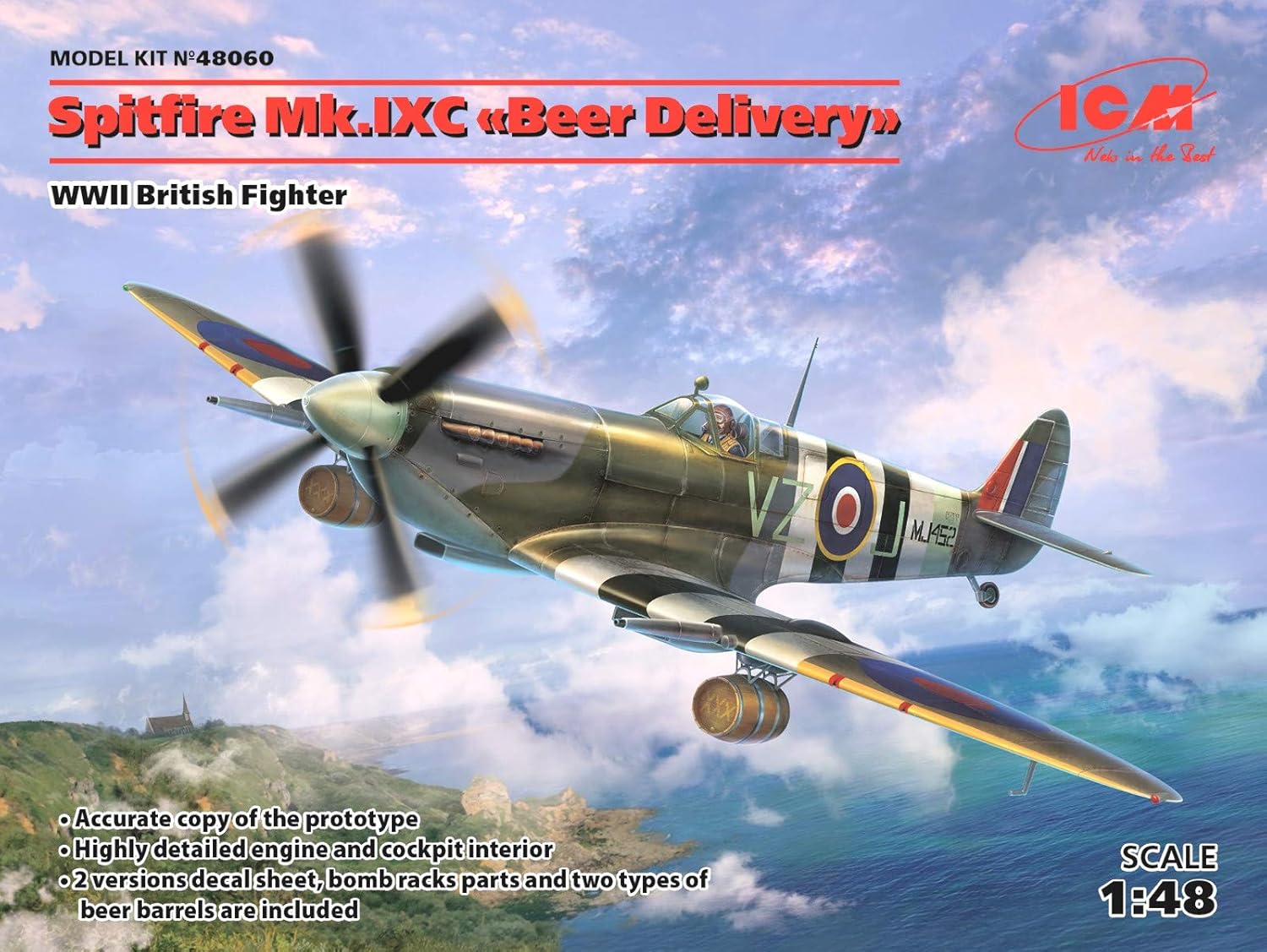 ICM 1:48 - Spitfire Mk.IXC Beer Delivery