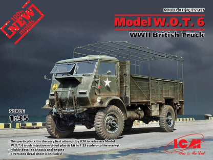 ICM ICM35507 W.O.T.6, Military 1:35-Model W.O.T. 6, WWII British Truck, gray, Mittel