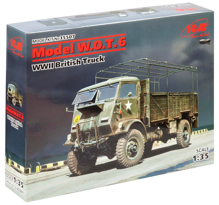 ICM ICM35507 W.O.T.6, Military 1:35-Model W.O.T. 6, WWII British Truck, gray, Mittel