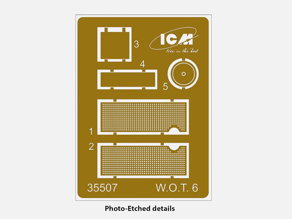 ICM ICM35507 W.O.T.6, Military 1:35-Model W.O.T. 6, WWII British Truck, gray, Mittel