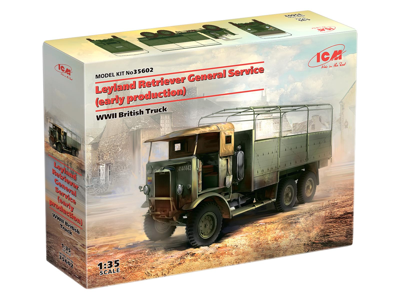 ICM 1:35 - Leyland Retriever WWII British Truck (Early)