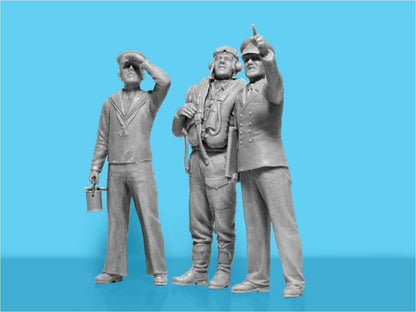 ICM 1:32 - WWII Pilots of British Naval Aviation (x3)