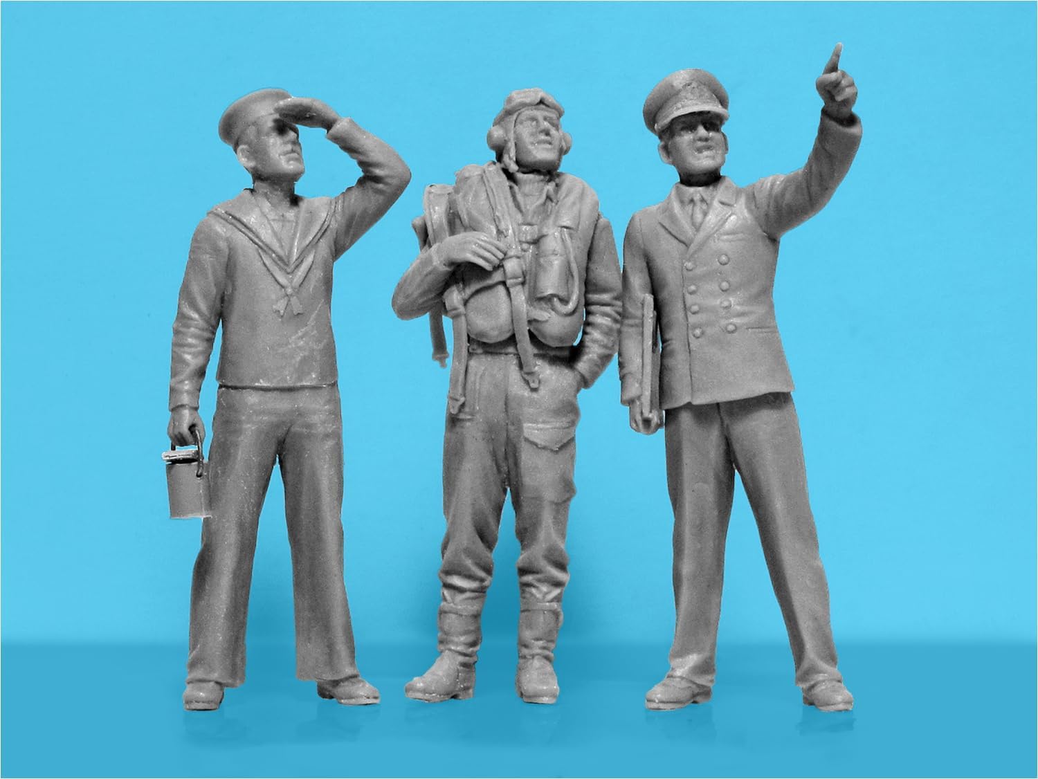 ICM 1:32 - WWII Pilots of British Naval Aviation (x3)