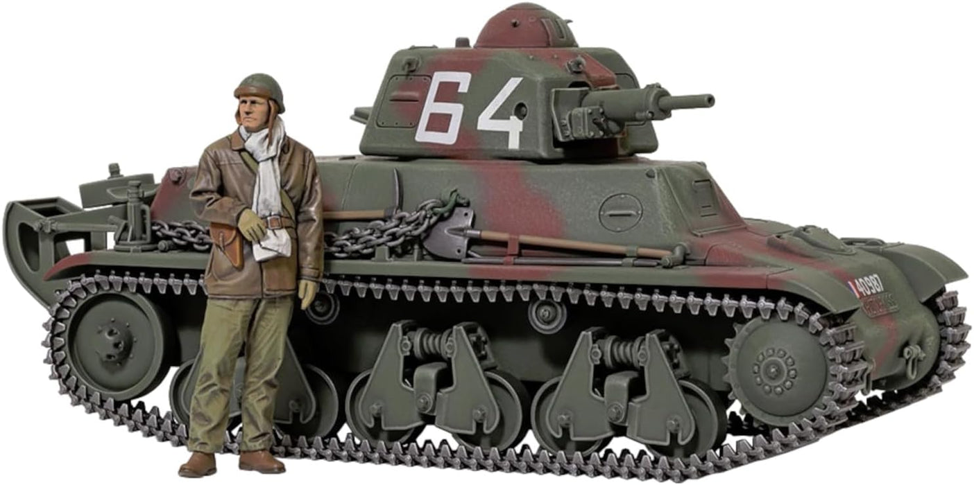 TAMIYA 35389 1:35 French Lt. Panzer H39 (1) Model Building, Plastic Kit, Hobby, Crafts, Tank Kit, Military Kit, Tank 1:35, Stand Model Building, Moulded Colour