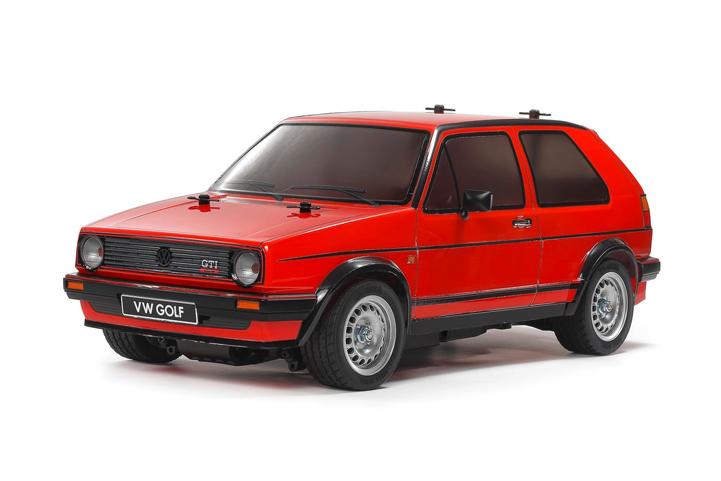 TAMIYA 58748 1:10 RC VW Golf II GTI 16V MB-01 Remote Control Car, Vehicle, Model Building, Assembly, Hobby, RC Kit, Unpainted, Multiple