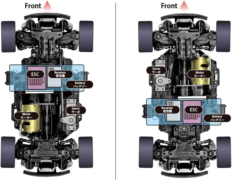 TAMIYA 58748 1:10 RC VW Golf II GTI 16V MB-01 Remote Control Car, Vehicle, Model Building, Assembly, Hobby, RC Kit, Unpainted, Multiple