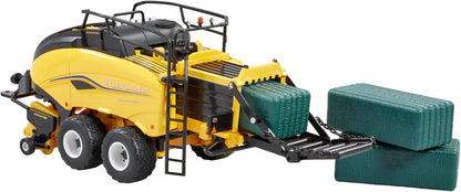 Britains New Holland BigBaler 1290 Plus, giocattolo da fattoria per bambini, giocattolo per trattore, giocattolo New Holland Replica compatibile con animali e giocattoli da fattoria in scala 1:32