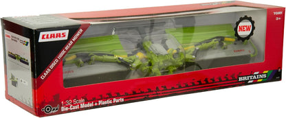 Britains CLAAS 1100C Disco Mäher, Traktorzubehör für Sammler, Traktorspielzeug, kompatibel Tieren und Spielzeug geeignet für Sammler und Kinder, ab 3 Jahren (Nicht kompatibel mit SIKU Traktor