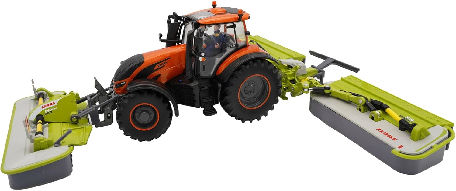 Britains CLAAS 1100C Disco Mäher, Traktorzubehör für Sammler, Traktorspielzeug, kompatibel Tieren und Spielzeug geeignet für Sammler und Kinder, ab 3 Jahren (Nicht kompatibel mit SIKU Traktor