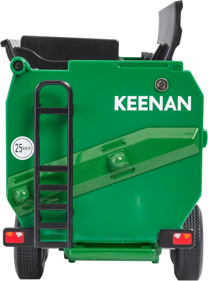 Britains KEENAN MechFiber365+ Diet Feeder Wagon | 1:32 Scale Diecast Metal and Plastic Tractor Toy | Child's Farm Toys for Indoors and Outdoors | Tractor Toys for 3+ Year Old Boys and Girls