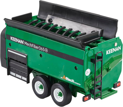 Britains KEENAN MechFiber365+ Diet Feeder Wagon | 1:32 Scale Diecast Metal and Plastic Tractor Toy | Child's Farm Toys for Indoors and Outdoors | Tractor Toys for 3+ Year Old Boys and Girls