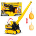 Basic Fun Tonka Steel Wrecking Ball, Durable Real Steel Construction, Yellow Demolition Toy with Realistic Action, Ages 3+ for Boys and Girls, Ideal for Kids, Toddlers