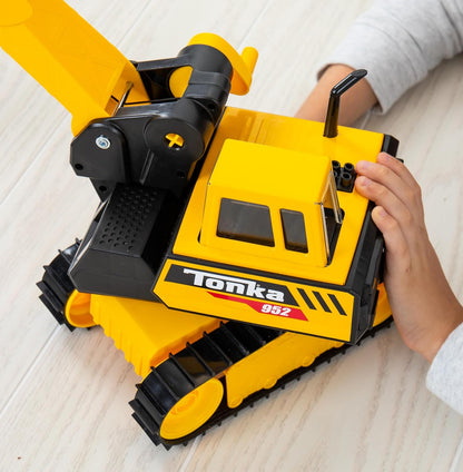 Basic Fun Tonka Steel Wrecking Ball, Durable Real Steel Construction, Yellow Demolition Toy with Realistic Action, Ages 3+ for Boys and Girls, Ideal for Kids, Toddlers