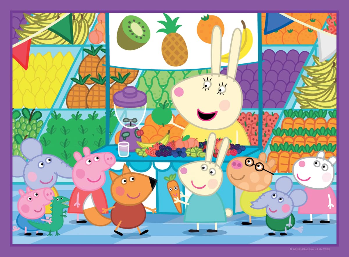 Ravensburger Peppa Pig Shopping - My First Floor Puzzle - 16 Piece Jigsaw Puzzles for Kids - Educational Toddler Toys Age 24 Months and Up (2 Years Old