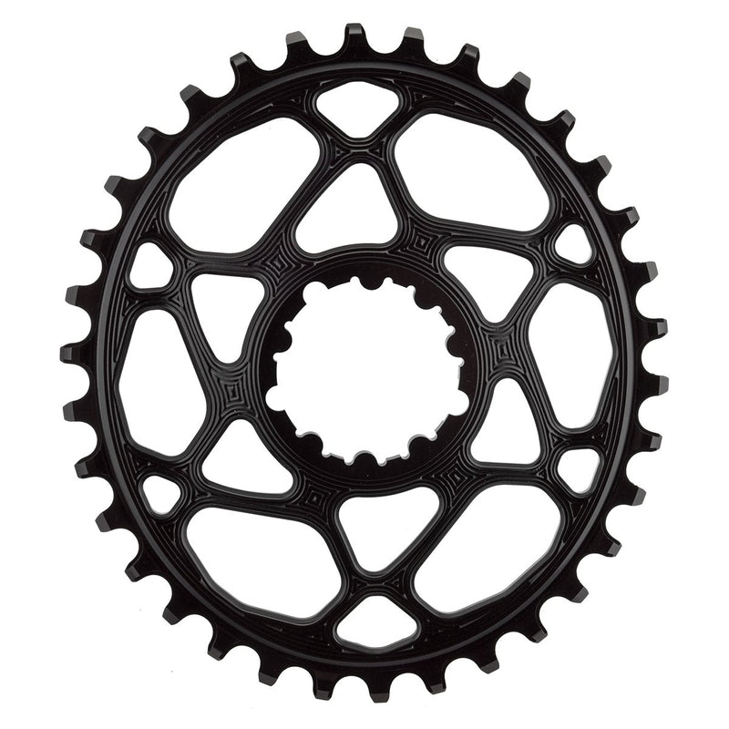 Absolute Black GXP Oval Direct N/W Chainring Direct Gxp 34t Bk by ABSOLUTE BLACK