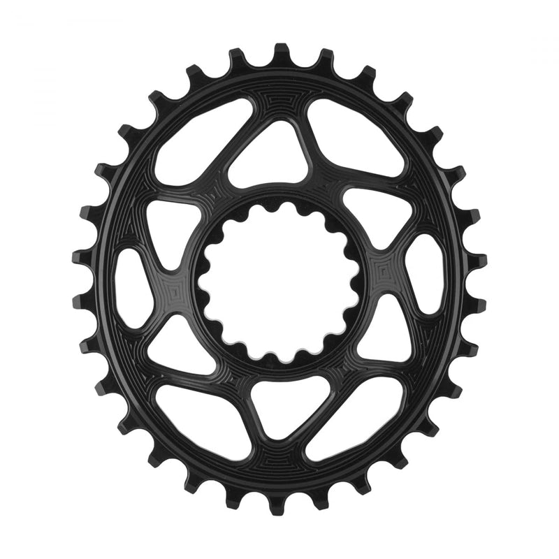 AbsoluteBLACK, OVAL E13 Direct Mount chainring, BLACK, 30T, OVAL