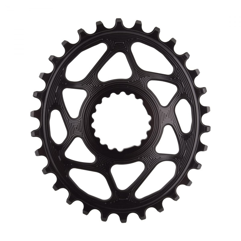 AbsoluteBLACK, OVAL Cannondale Hollowgram direct mount chainring, BLACK, 30T, OVAL
