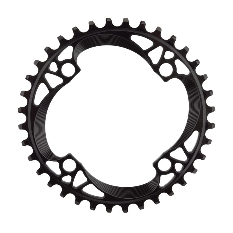 absoluteBLACK Absolute Black 104 BCD N/W Chainring 104mm 36t 4b Bk