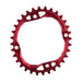 absoluteBLACK Bi-Assiette Asymmetric Shimano 90006800 38t Cyclisme-Couvercle de Boulon de Plateau Mixte, Red/104 BCD, 32t/Threaded