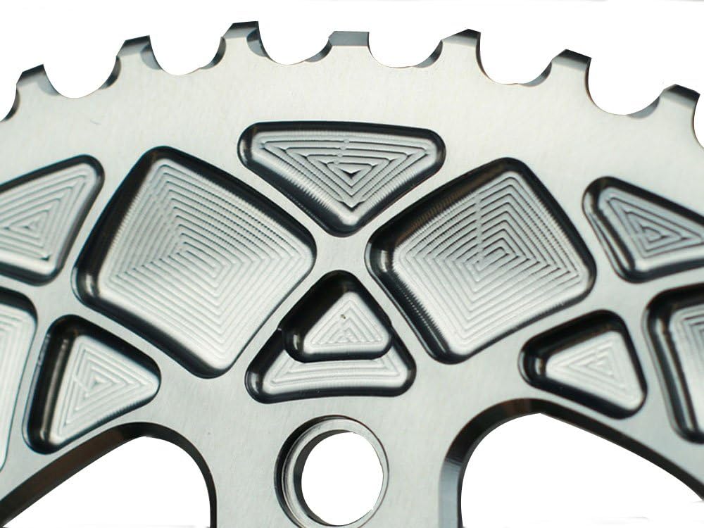 ABSOLUTE BLACK CHAINRING ABSOLUTEBLACK OVAL 110mm 52T 5B 2X GY by ABSOLUTE BLACK