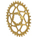 ABSOLUTE BLACK Chainring Direct Mount Singlespeed 34TGold, Aluminium 7075, Oval, 1x10/11/12